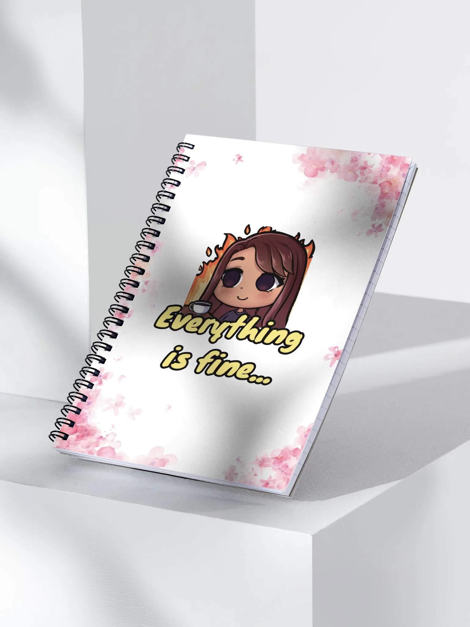 Ironic Calmness Spiral Notebook product image (3)
