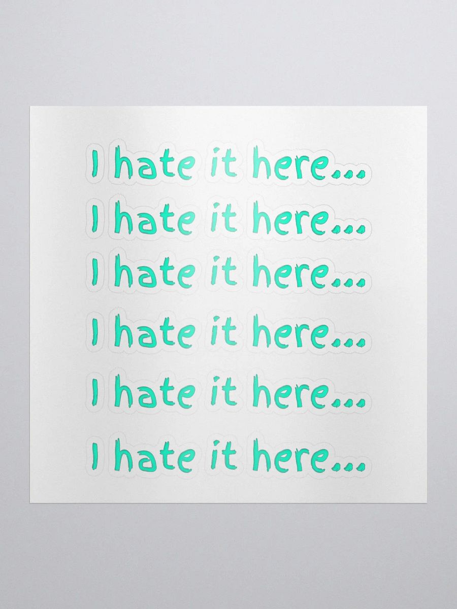 I hate it here stickers product image (1)