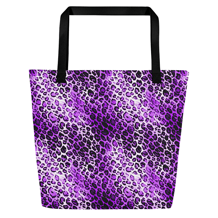 Purple Leopard Pattern Tote Bag product image (1)