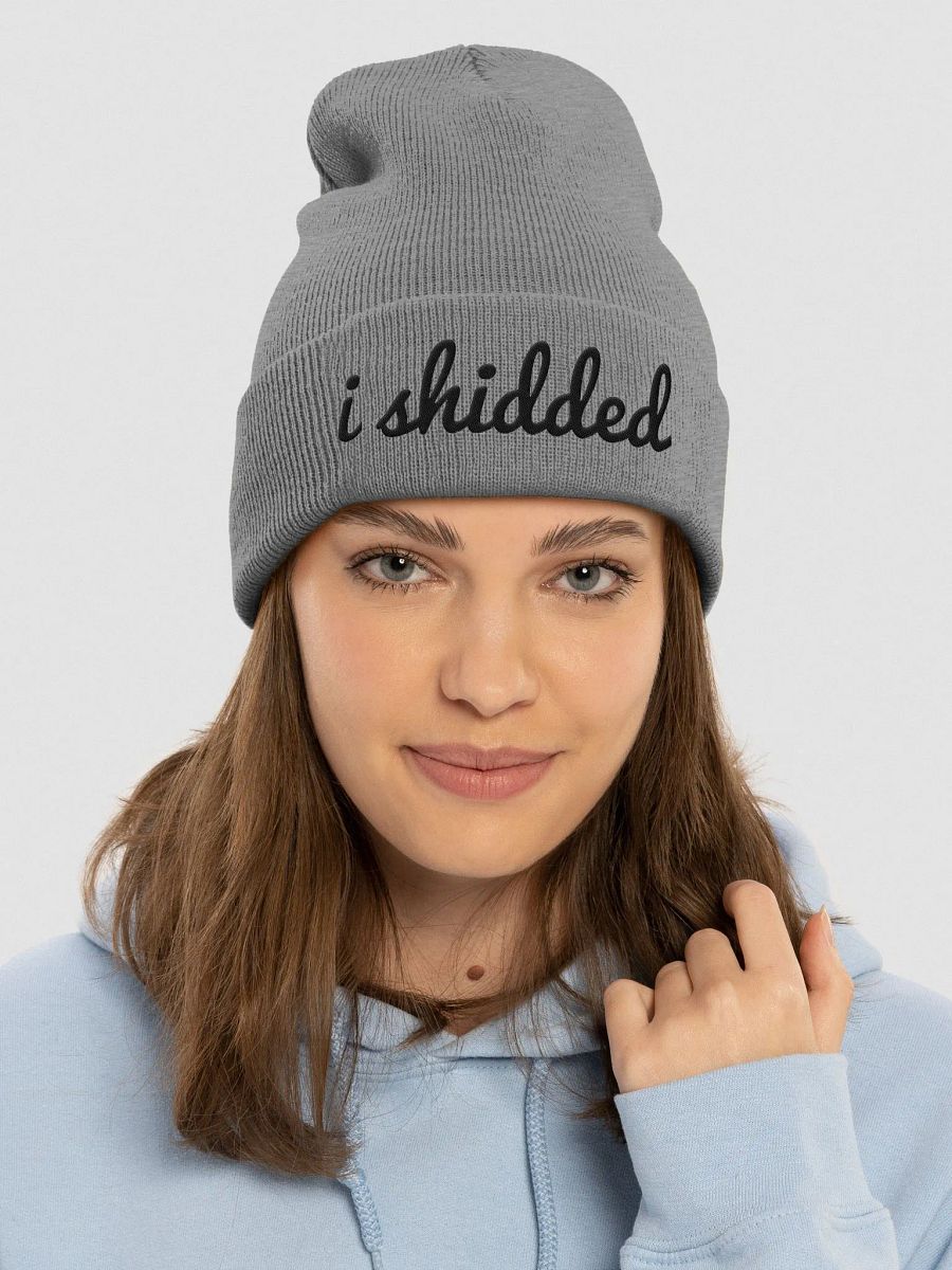 "i shidded" Beanie but in Black Font product image (6)