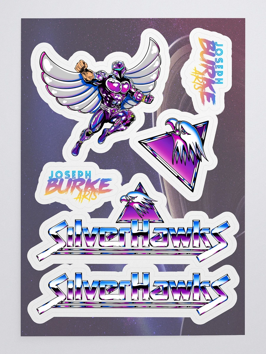 SilverHawks Retro Tribute Sticker Sheet product image (3)