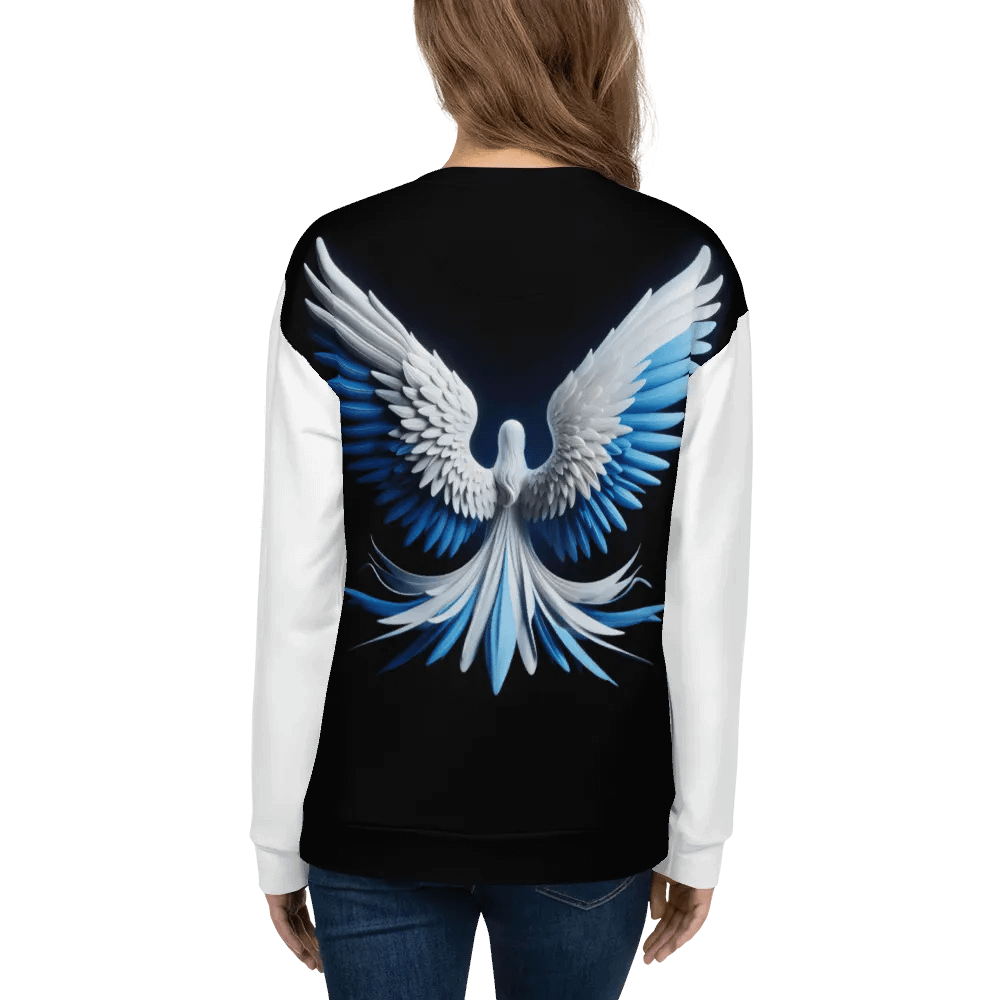 Angel and Cross - All-Over Unisex Sweatshirt #6 product image (5)