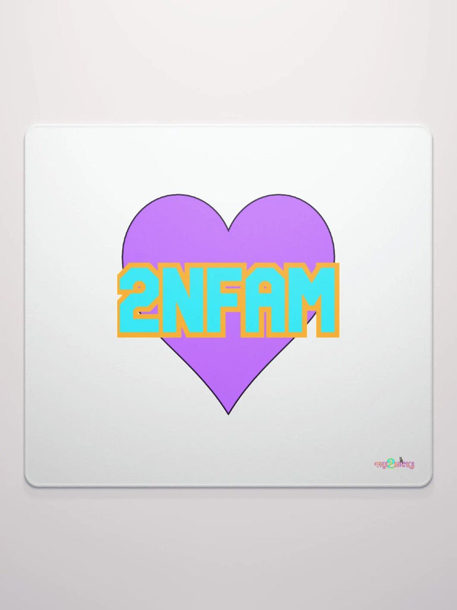 2NFAM Heart Gaming Mouse Pad (White) product image (1)