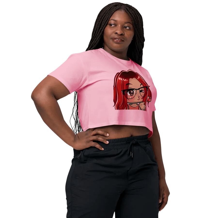Pink Kissy Face Crop top product image (9)