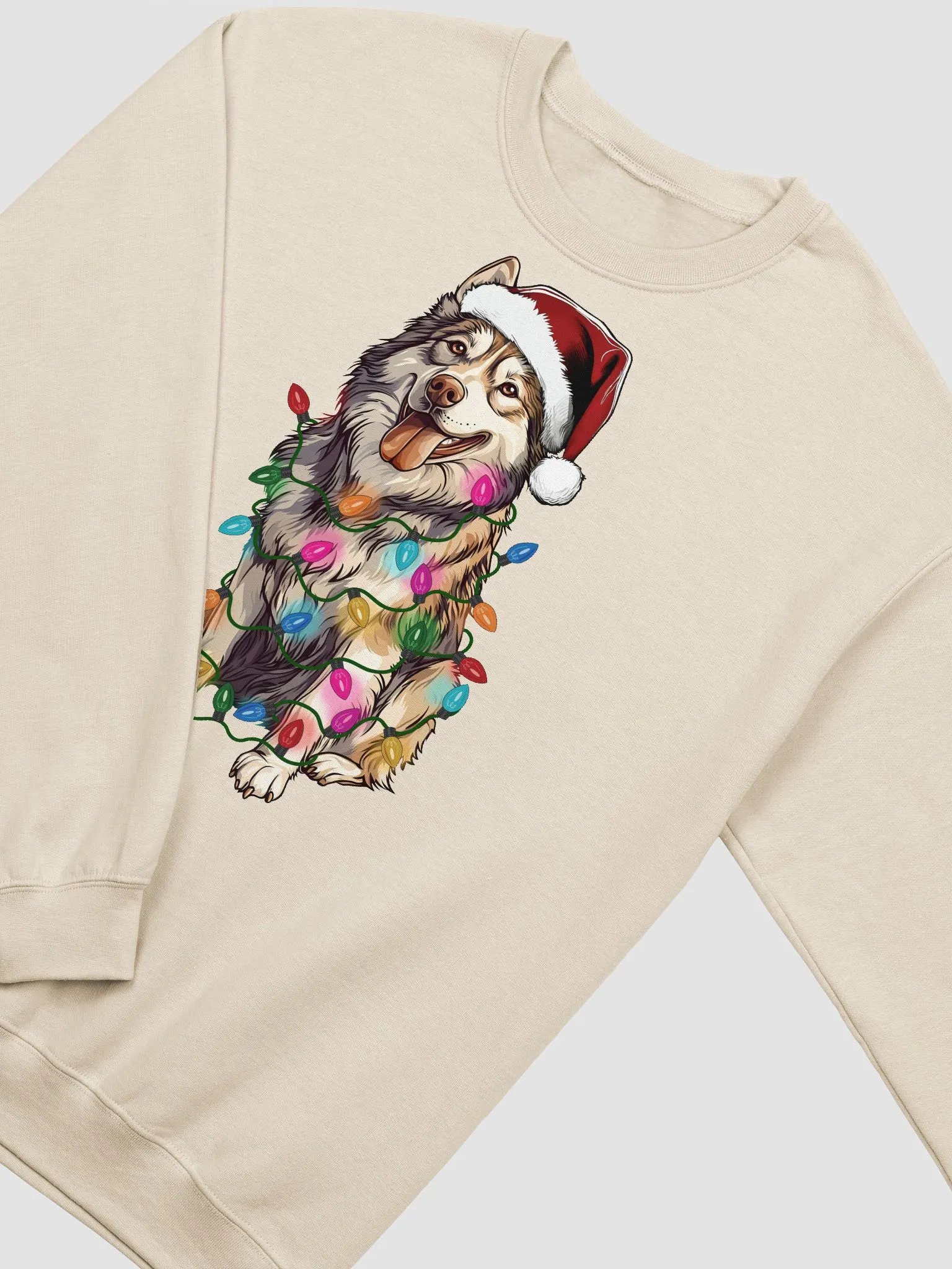 Funny Alaskan Malamute(Red) Christmas Sweatshirt product image (23)