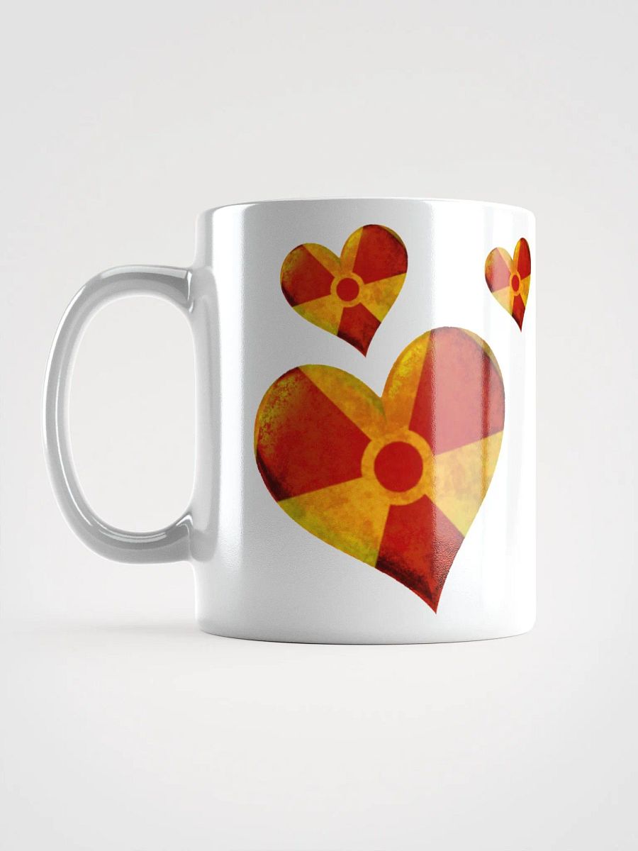 50 Rad Hearts Mug - Red on White product image (6)