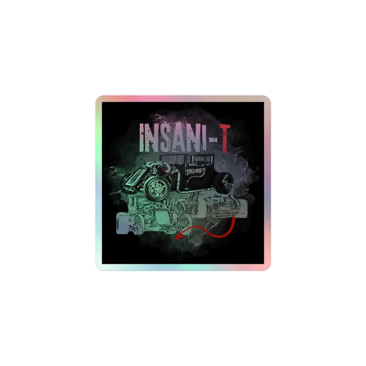 INSANI-T Hot Rod Holographic Sticker Sheet product image (1)