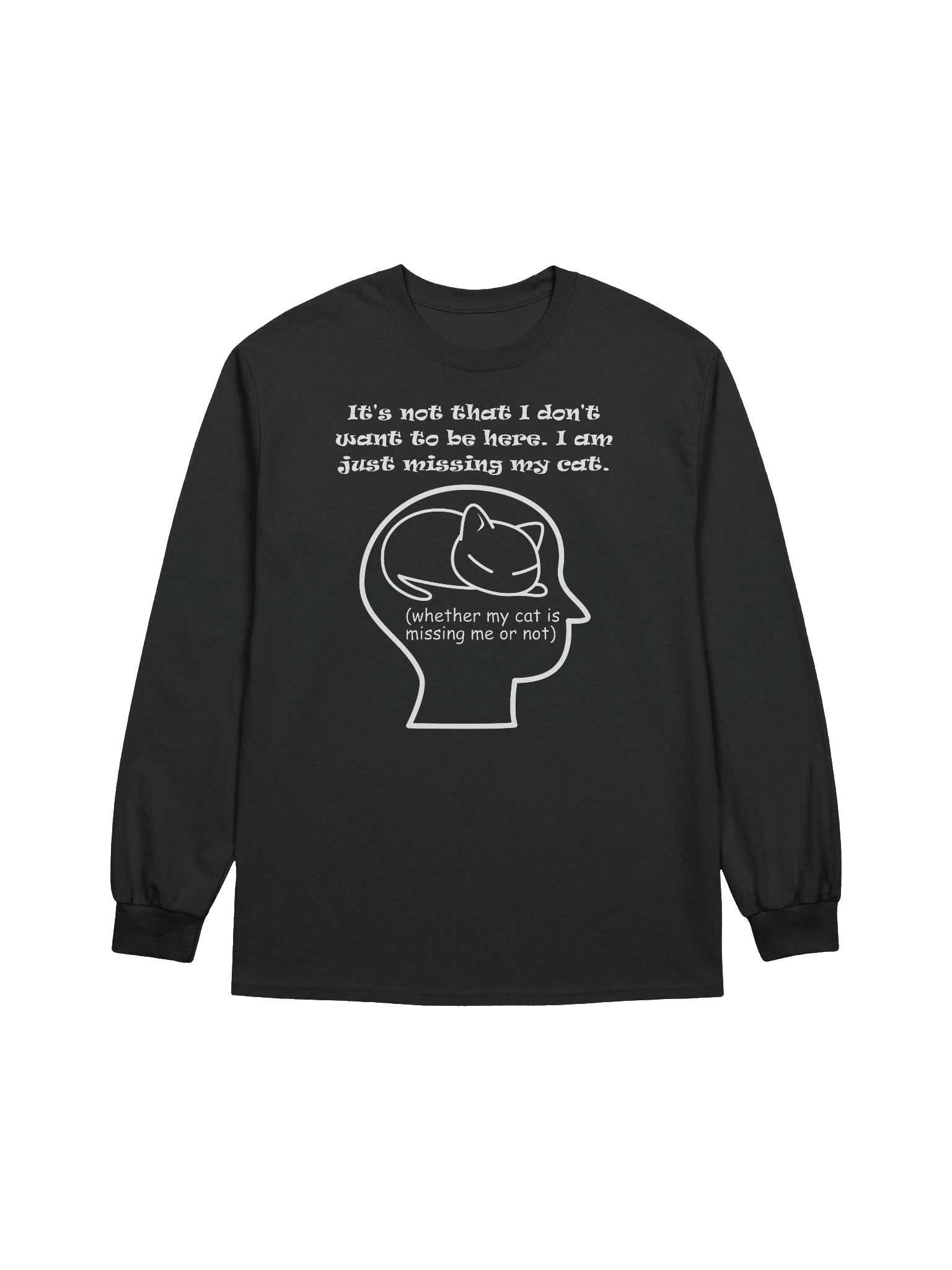 Monday Blue Kind of Mood - Unisex Adult Long Sleeve T-shirt product image (1)