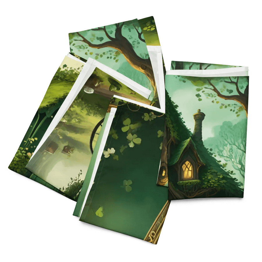Whimsical Woodland St Patrick’s Day Table Napkins product image (7)