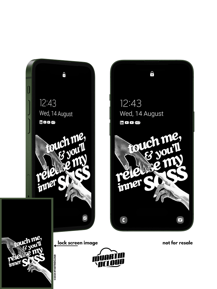 Inner Sass Downtime Lock Screen Wallpaper product image (1)