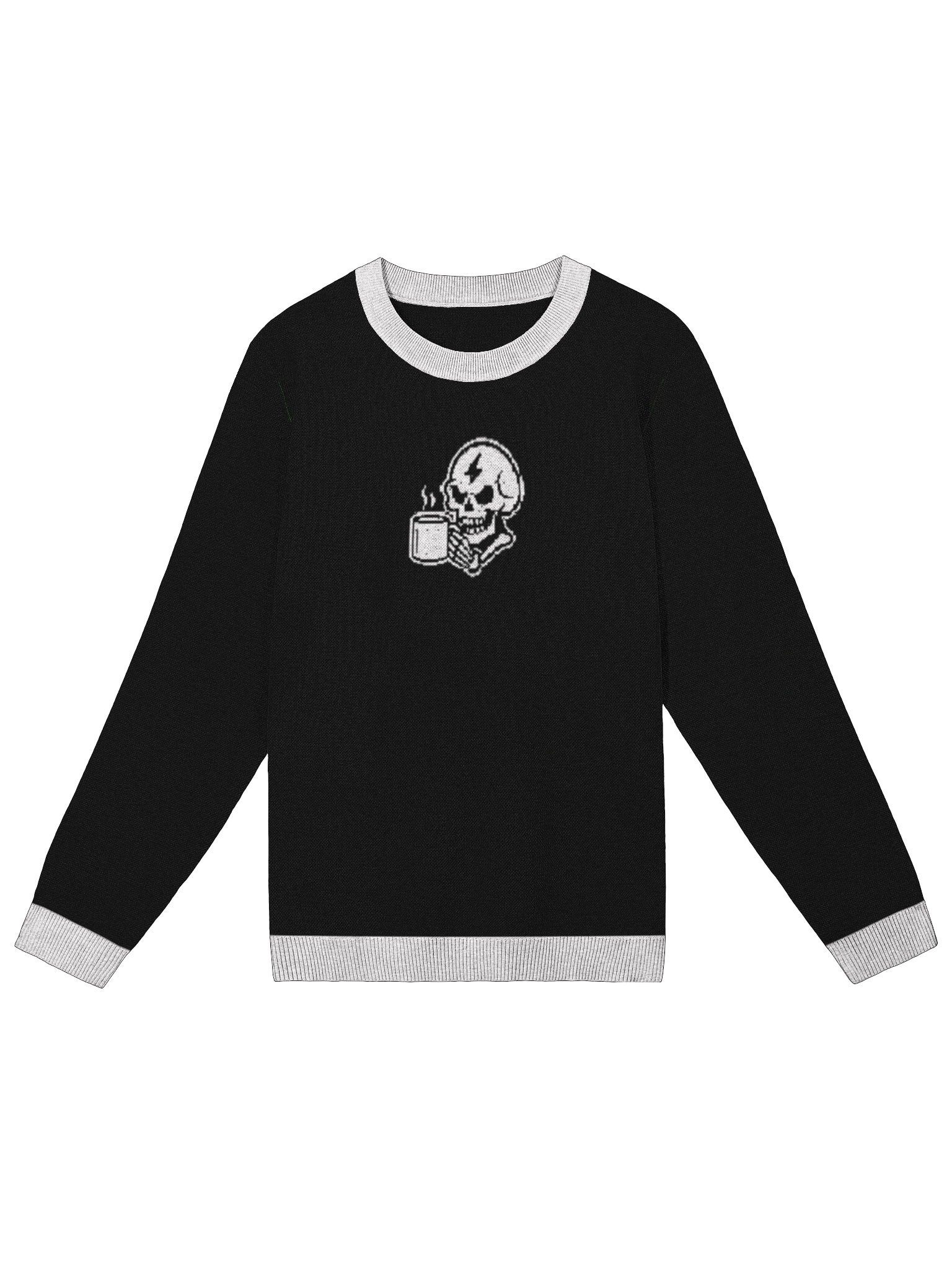 Operator Fuel – Knit Coffee Skull Crew product image (1)
