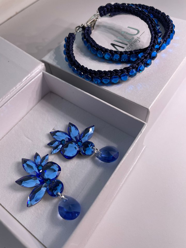 Aurora Blue Earrings product image (2)