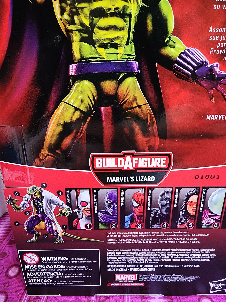 Prowler Marvel Legends Build-A-Figure - New in Box product image (7)