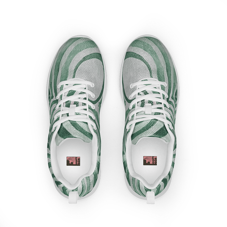 "Green Swirl" Athletic Shoes (Women's) product image (1)