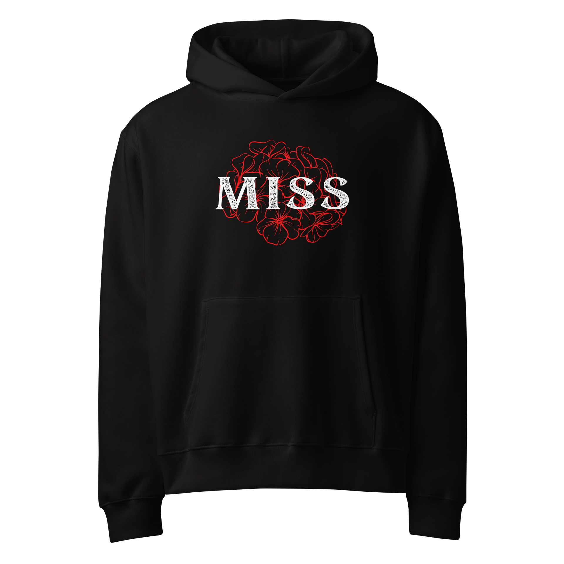 MISS Abstract Red Hoodie product image (1)