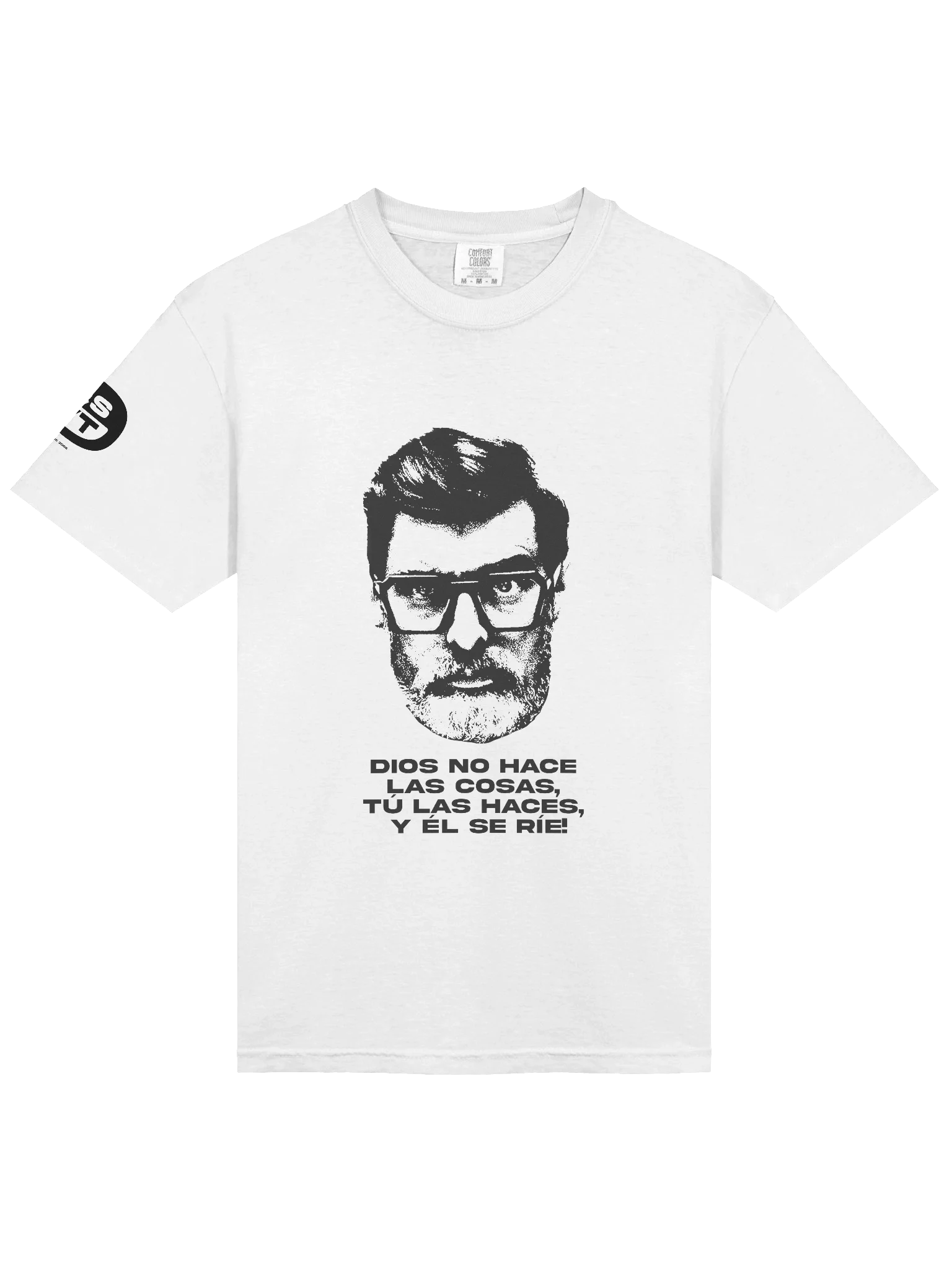 franela blanca Dios no hace las cosas product image (3)