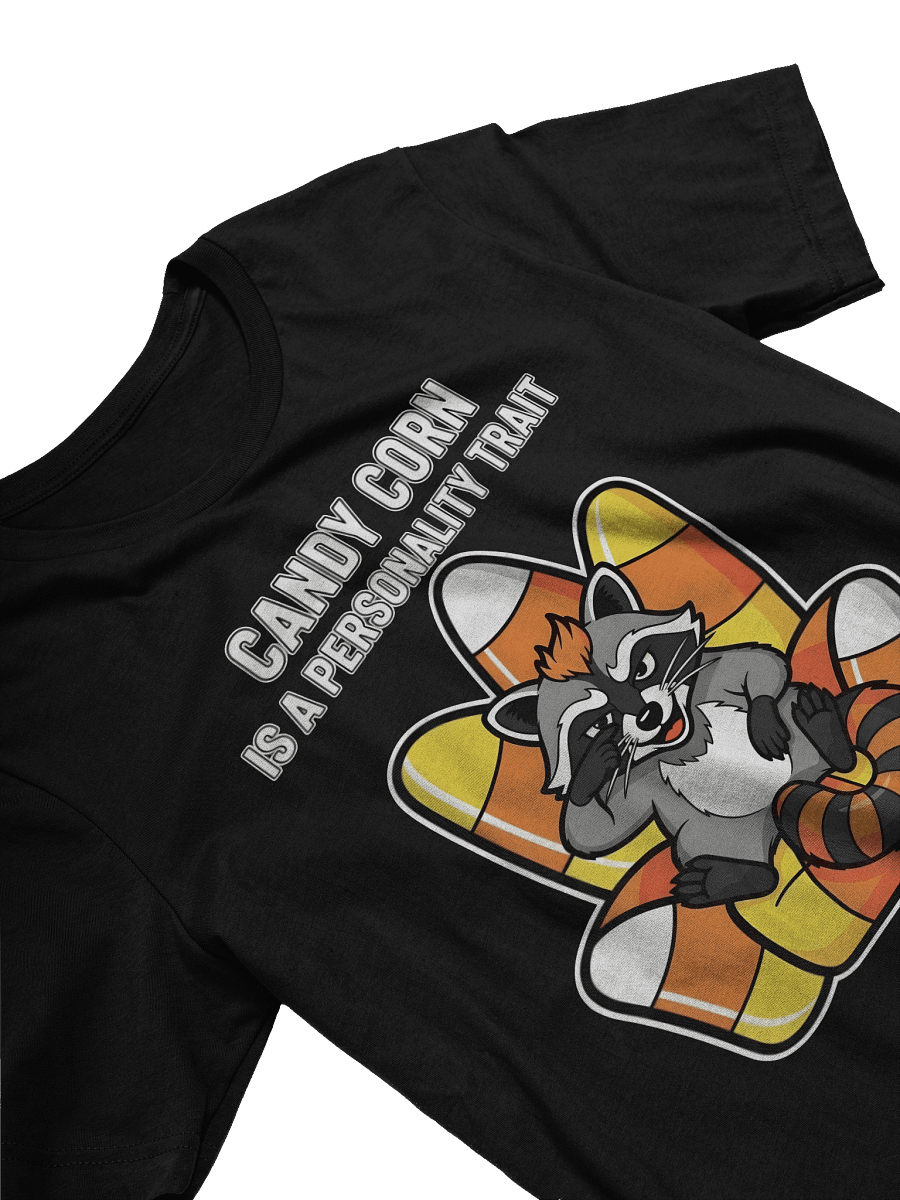 Candy Corn Personality Raccoon T-Shirt product image (12)