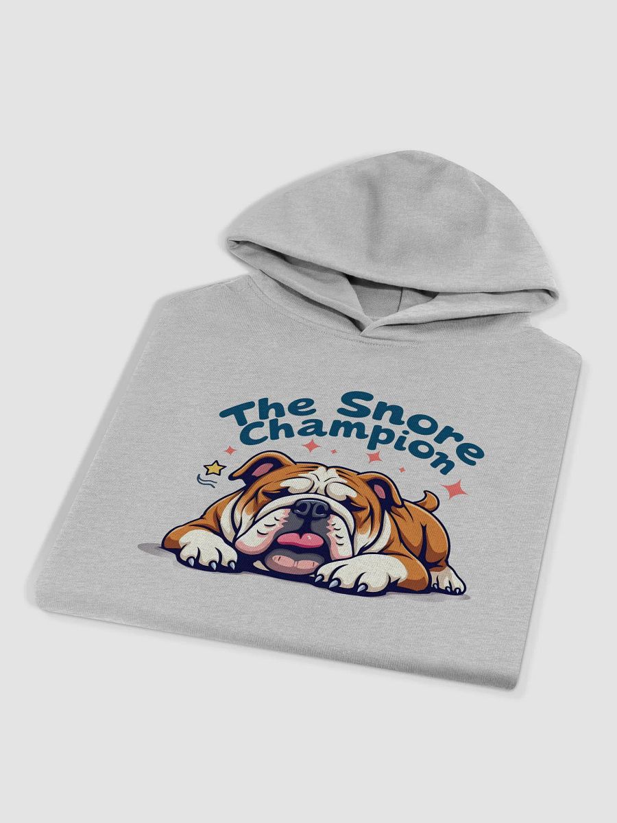 Bulldog: The Snore Champion Hoodie – The Ultimate Cozy Must-Have for Bulldog Lovers! product image (4)
