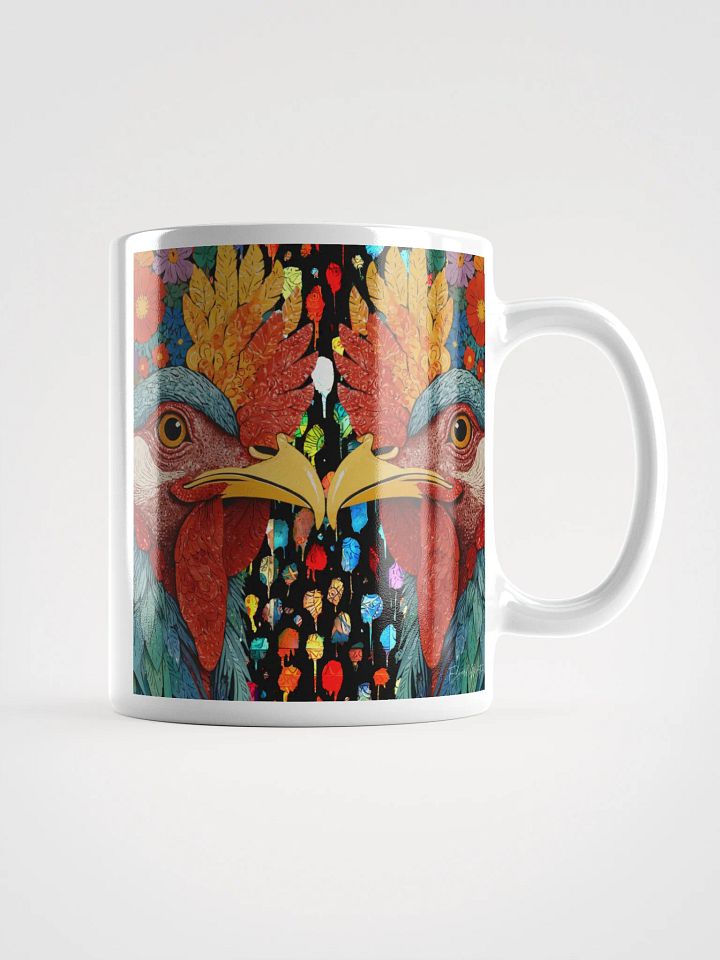 Symmetrical Rooster Rivalry Mug product image (3)