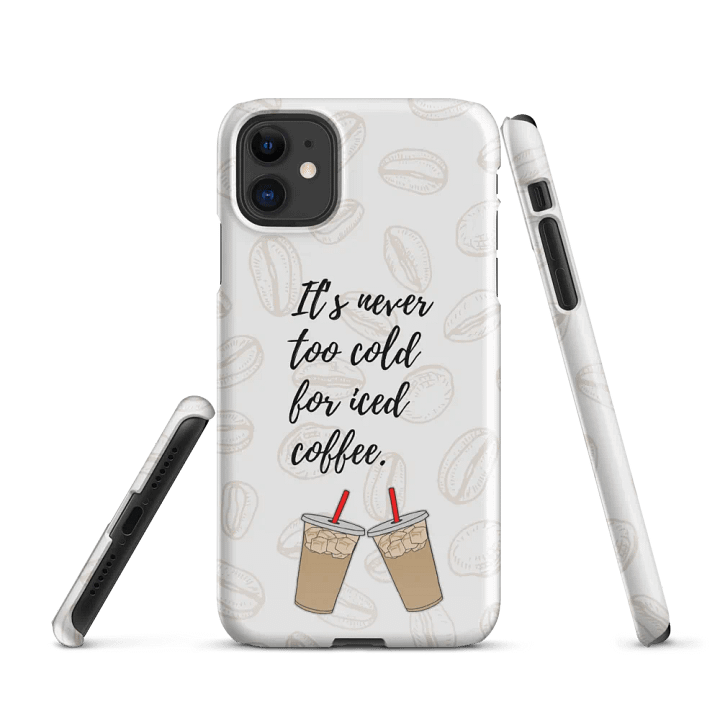 Iced Coffee Vibes iPhone Case product image (2)