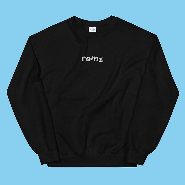 White Embroidered Sweatshirt product image (1)