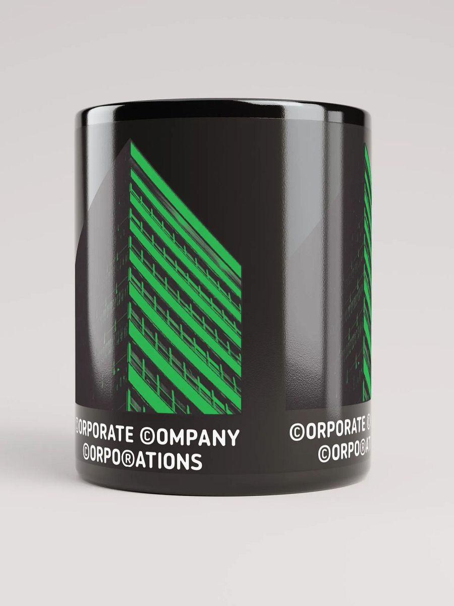 Corporate Company Corporations - Black Glossy Mug product image (3)