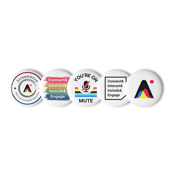 StreamAlive Pin Badges product image (1)