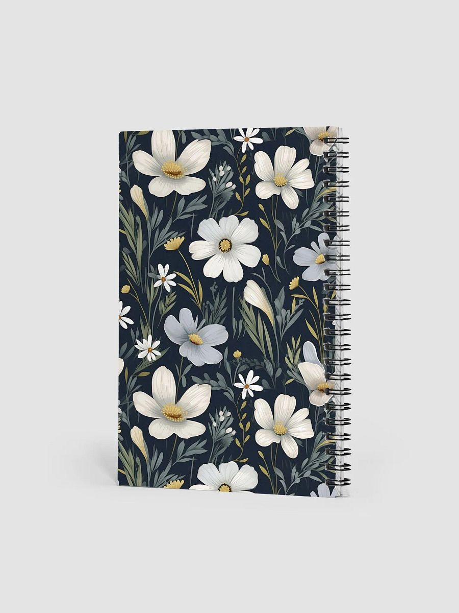 Floral Whimsy Spiral Dotted Notebook product image (3)