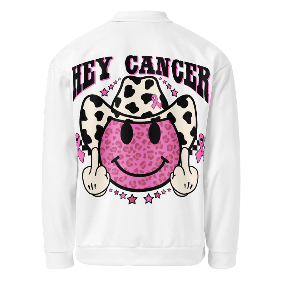 Cancer Awareness Ribbon Heart All-Over Print Bomber Jacket product image (2)