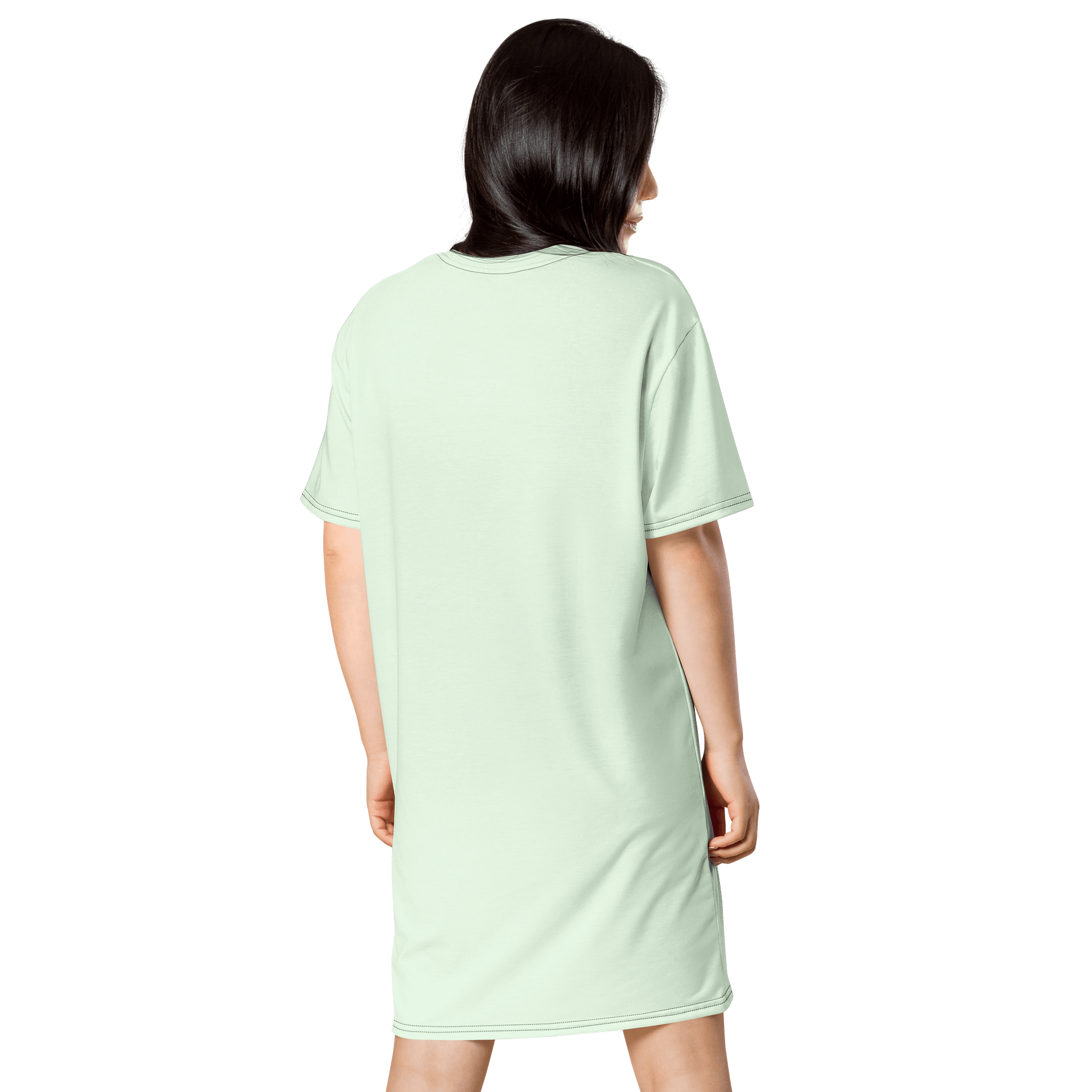 Oversized T-Shirt Dress - Serene Honeydew, Sizes 2XS-6XL product image (2)