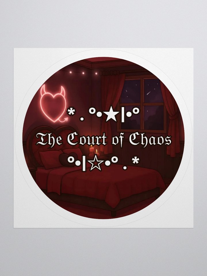 The Court of Chaos Sticker product image (1)