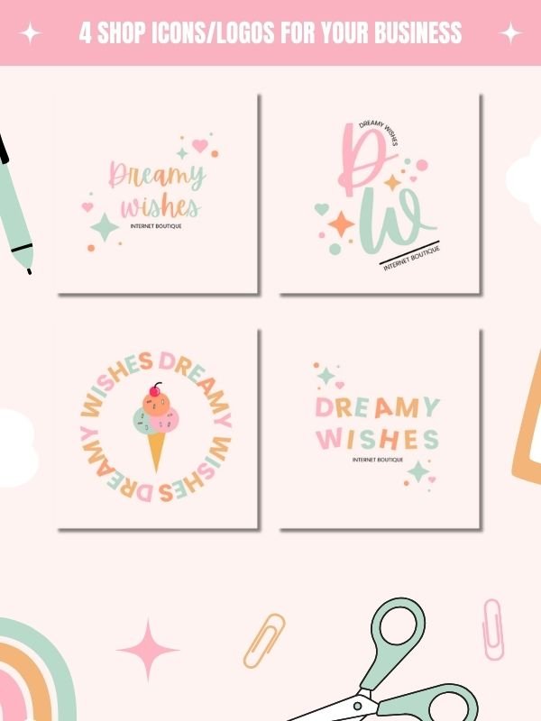 Whimsical MRR/PLR Branding Kit for Etsy product image (7)