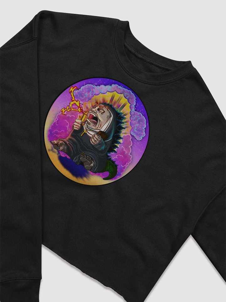 Repent: Bella+Canvas Women's Fleece Crop Sweatshirt product image (2)