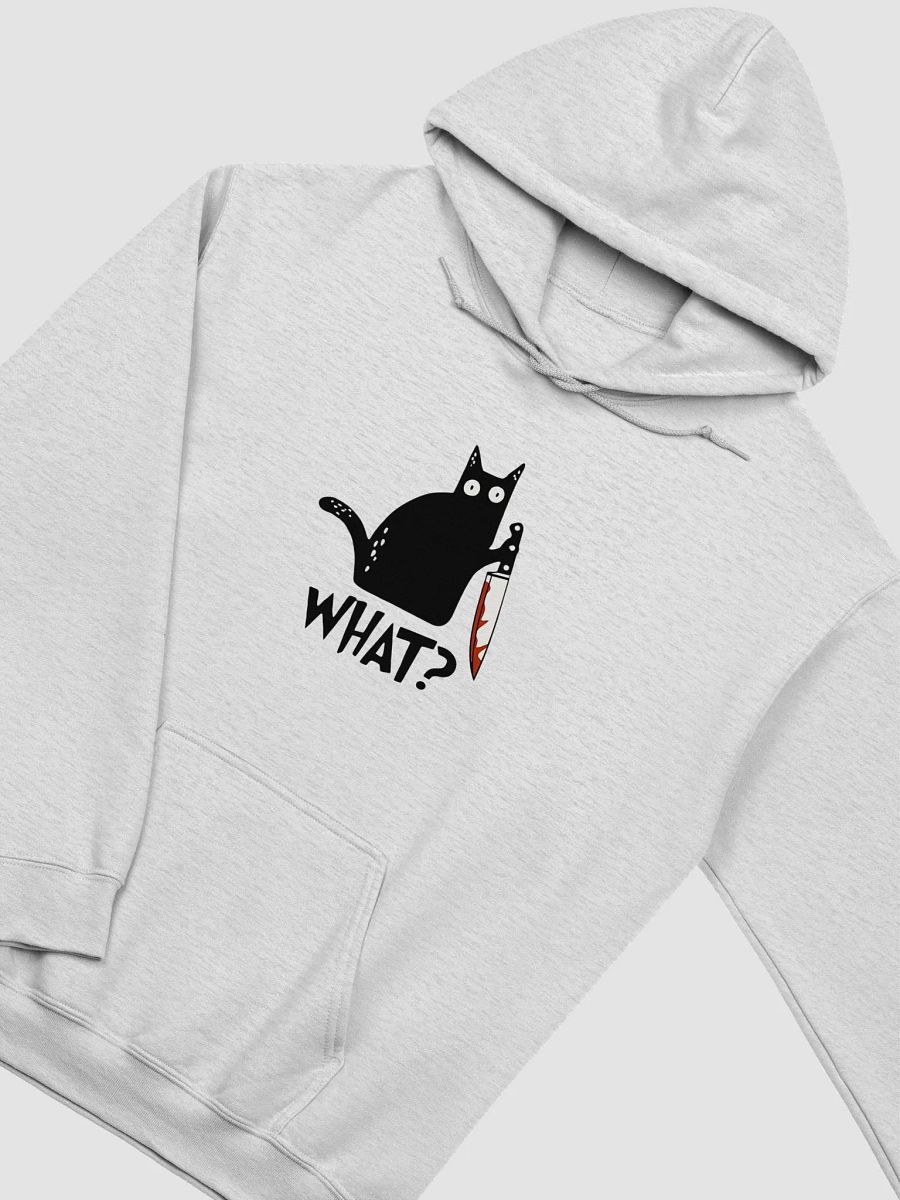 Mischievous Cat With Bloody Knife Hoodie product image (25)