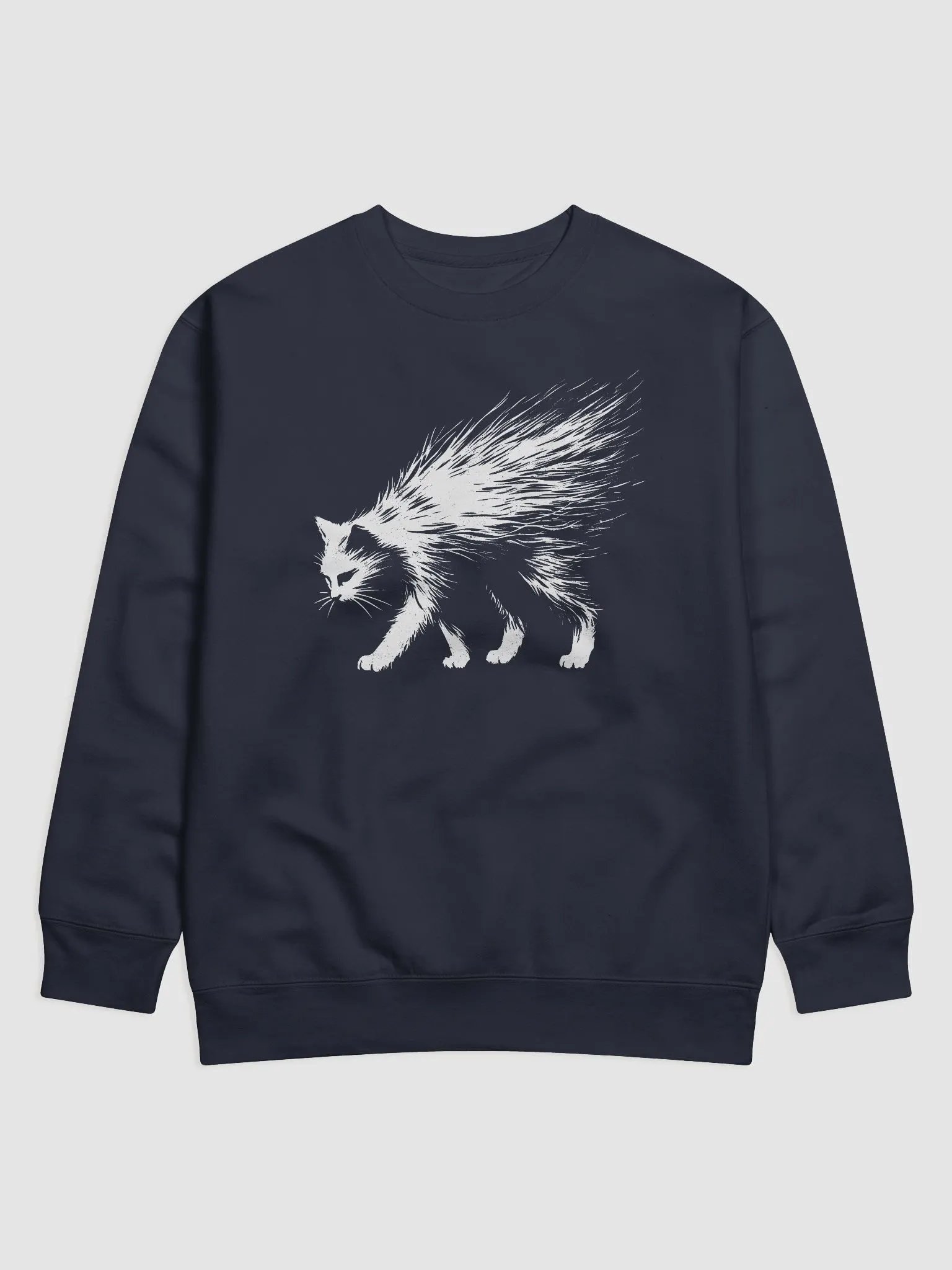 Funny Cat Silhouette Sweatshirt product image (2)