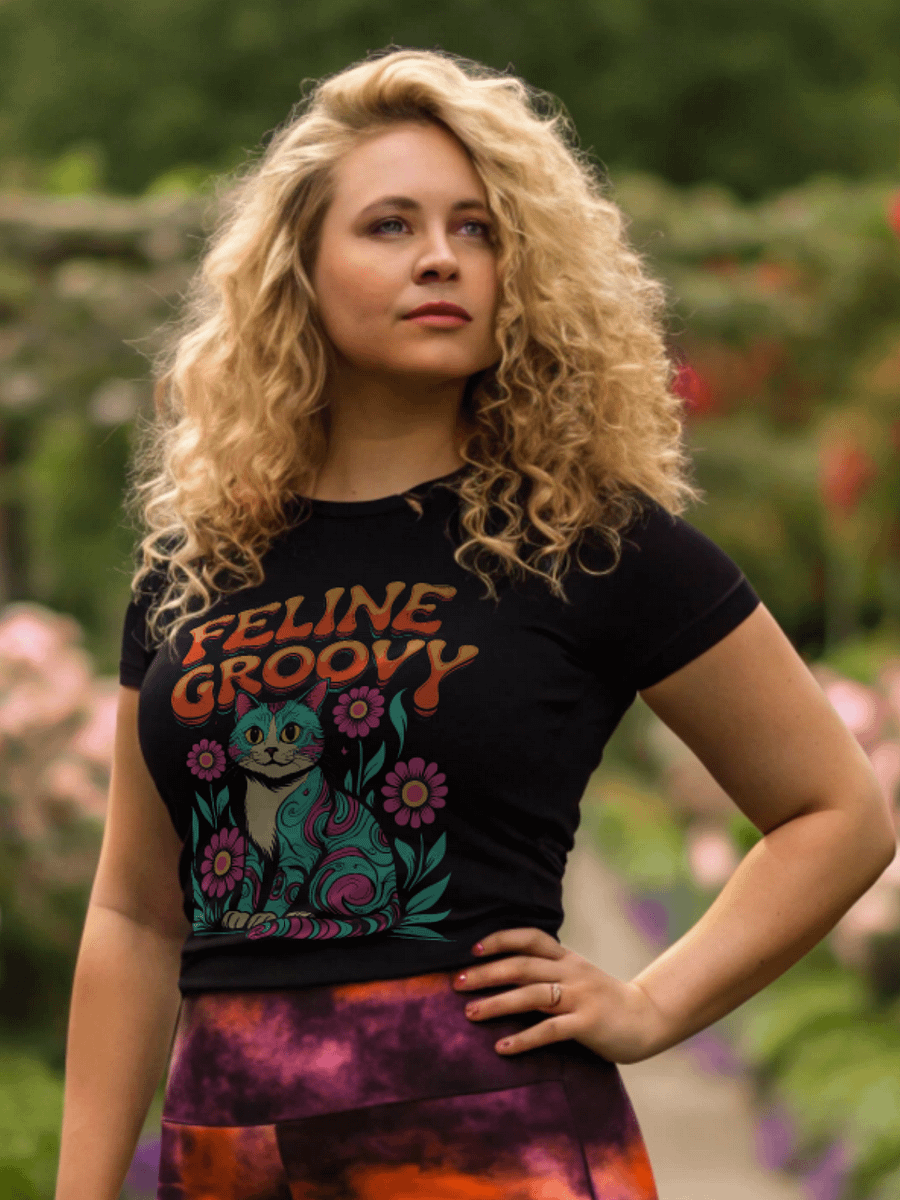 Feline Groovy Psychedelic T-Shirt product image (2)
