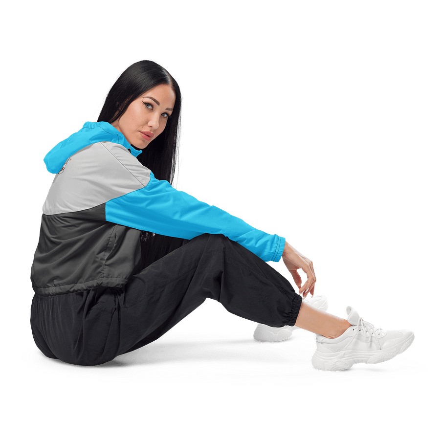 PalBot Cropped Windbreaker (Blue) product image (4)