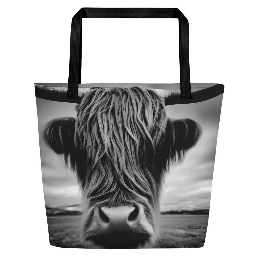 Highland Cow Photo Tote Bag with Pocket product image (2)