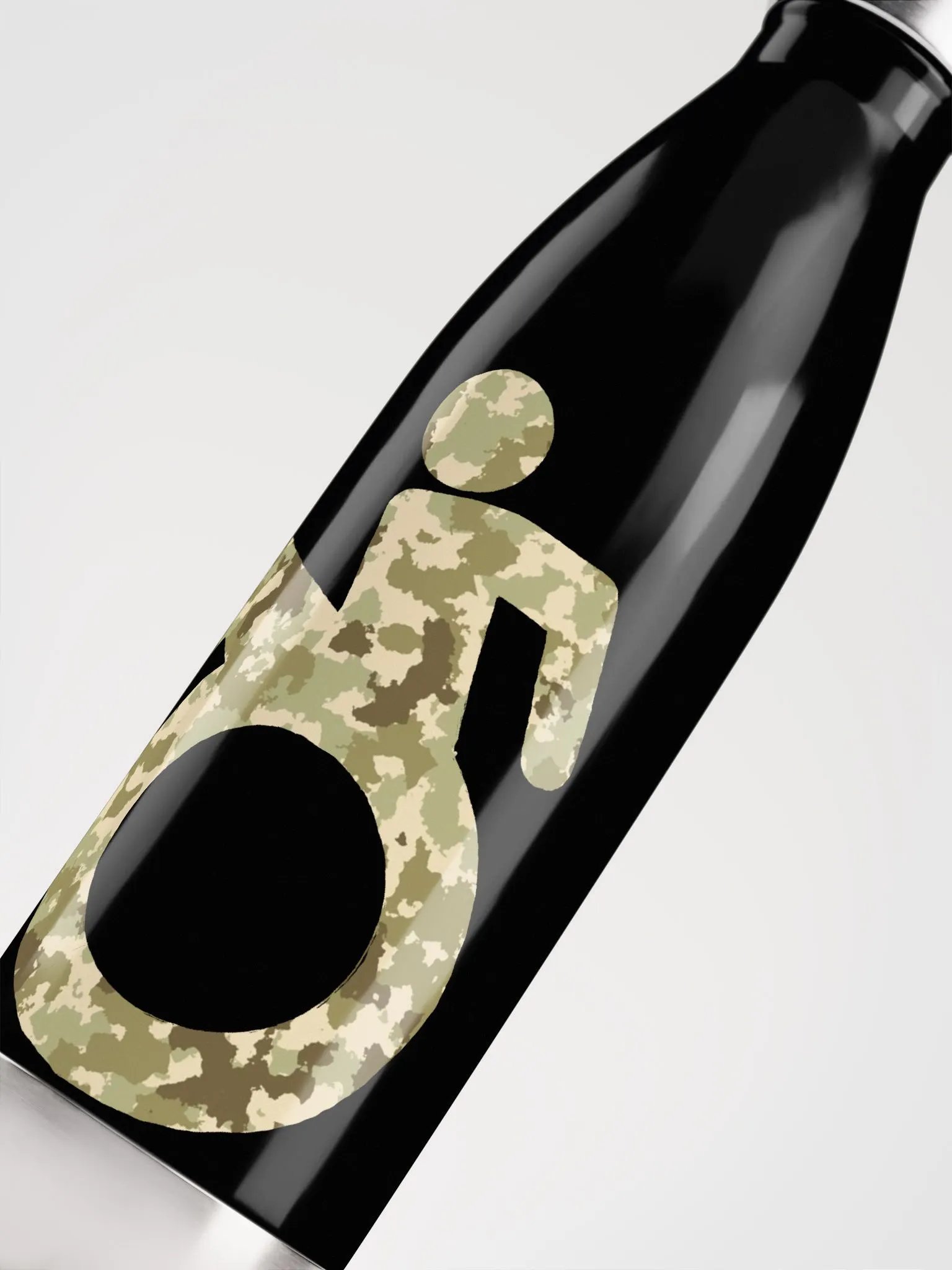 Wheelie, Desert Camo SS Water Bottler product image (5)