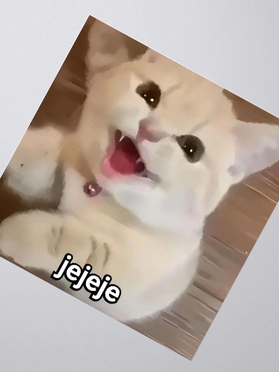 Kiss Cut Stickers: Meme Cats product image (2)