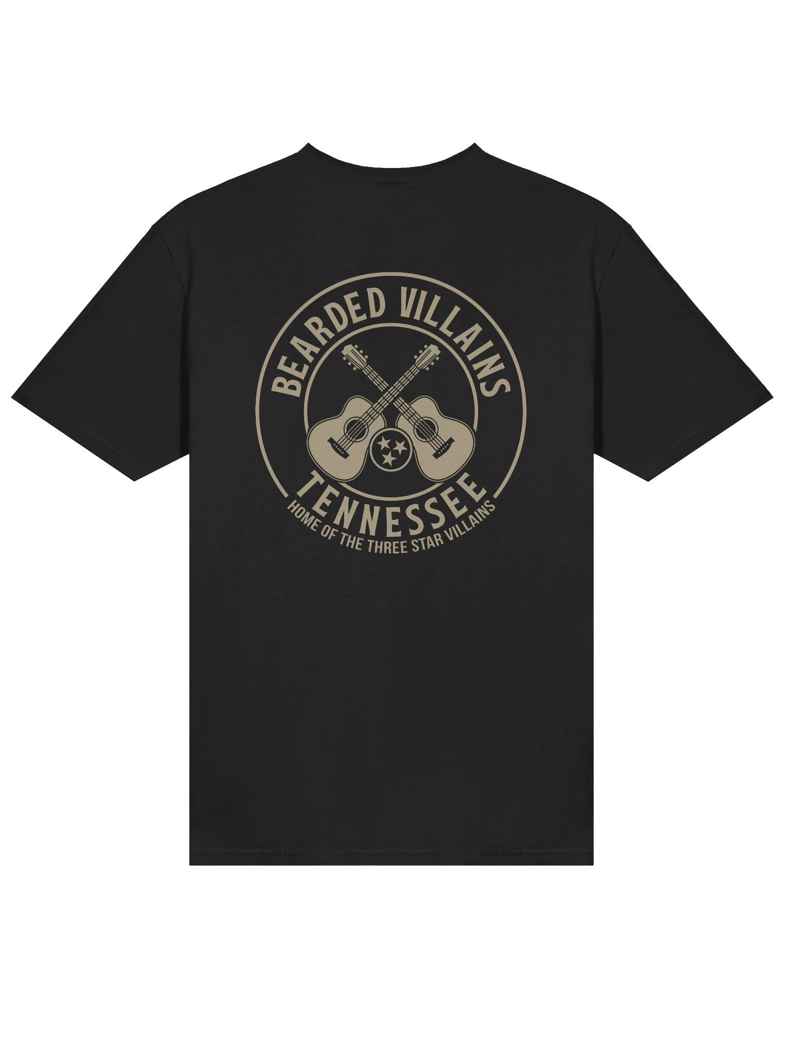 TSV Bearded Villains Tennessee Vandy Gold T-Shirt | Premium Brotherhood Tee | Southern Pride Apparel product image (4)