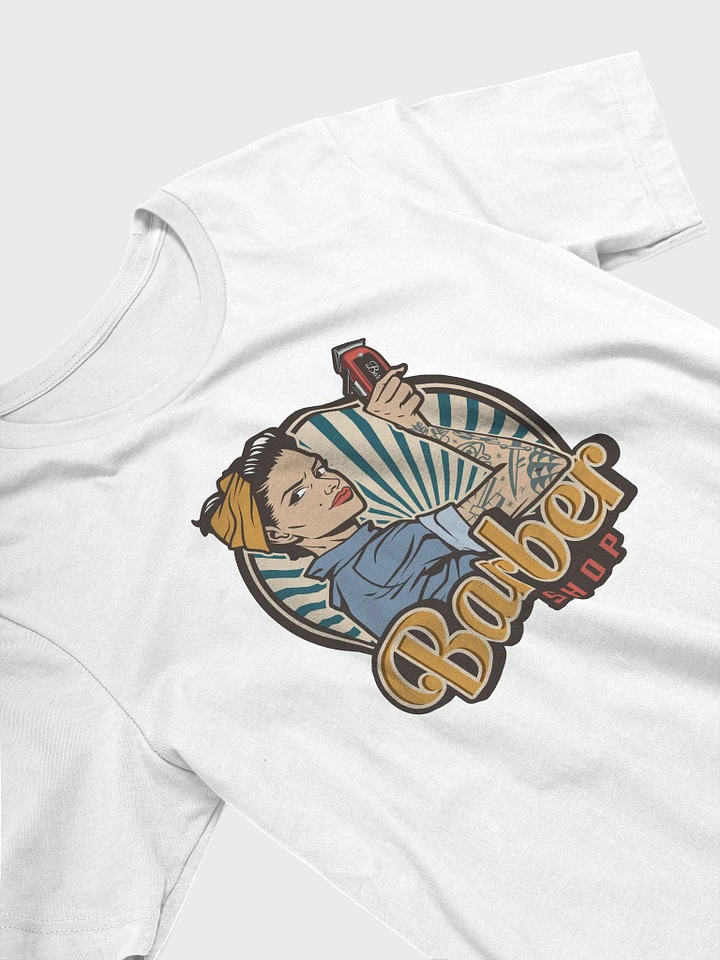 Barber Shop Rosie the Riveter T-Shirt product image (12)