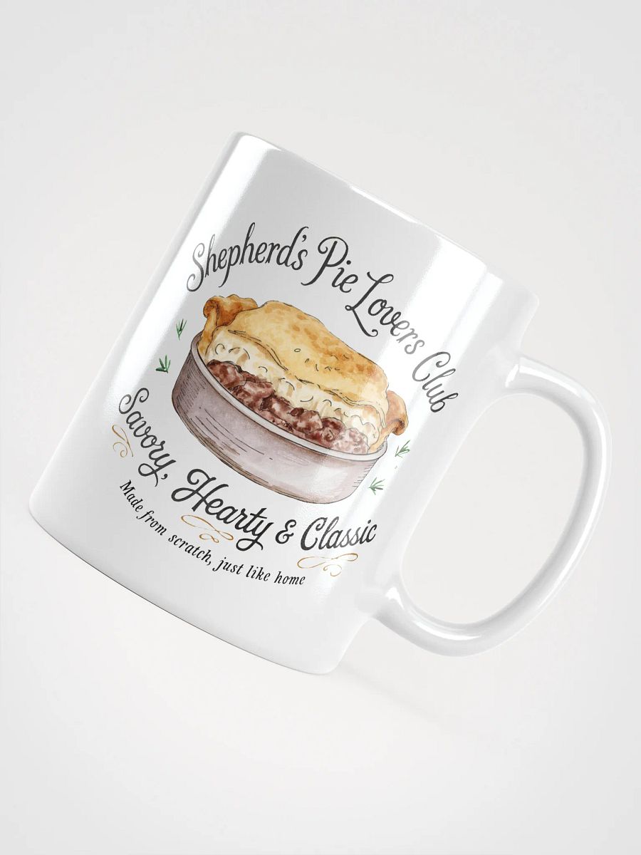 Shepherd's Pie Lovers Club White Glossy Mug product image (10)