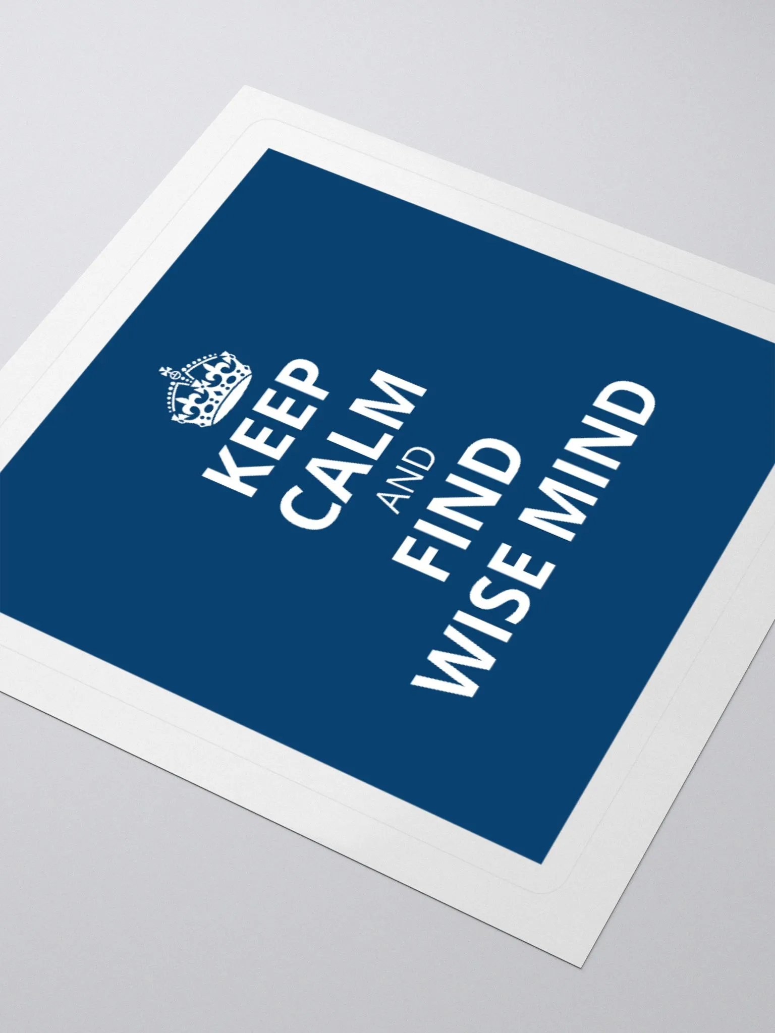 Keep Calm and Find Wise Mind Stickers product image (8)