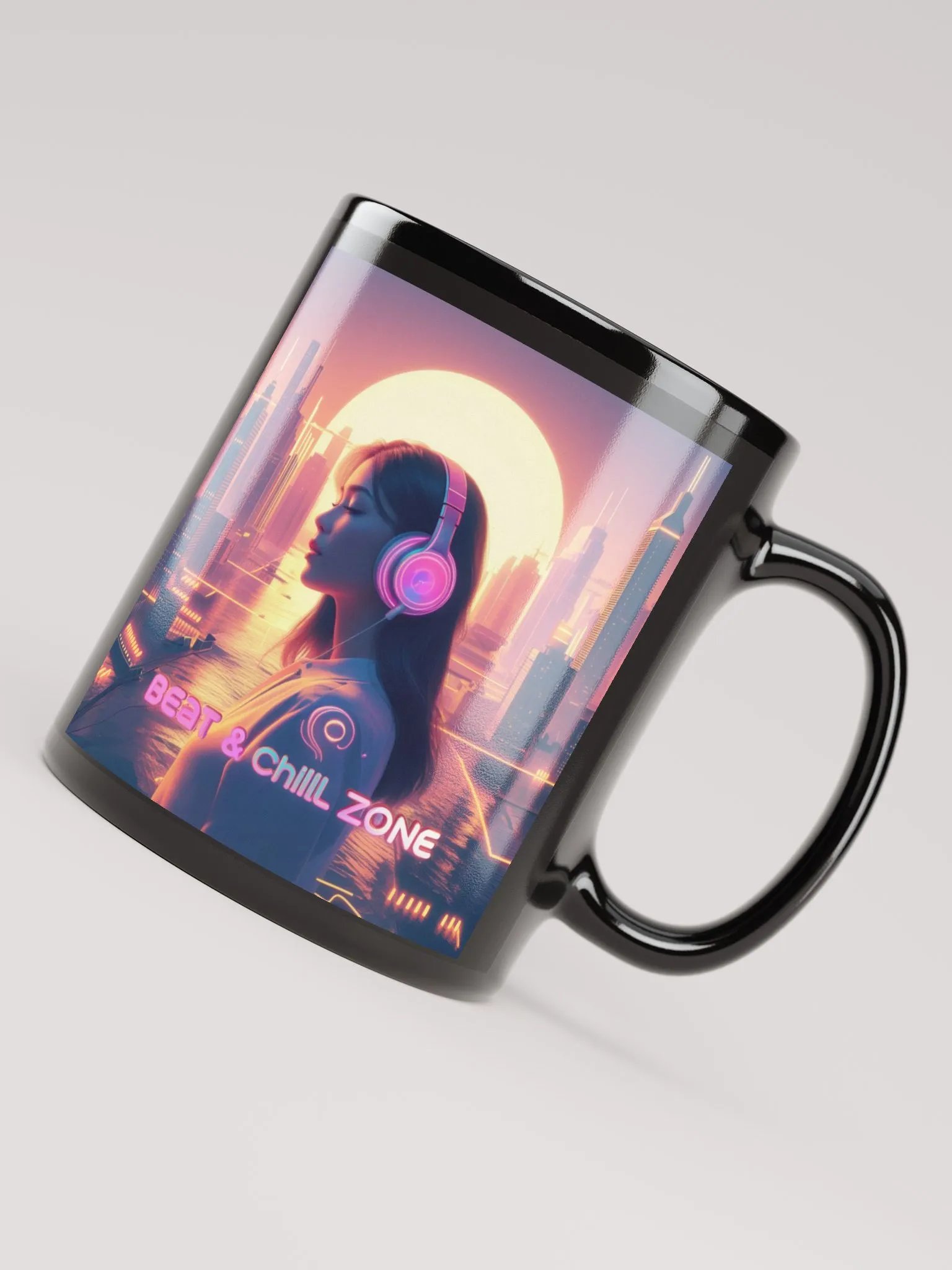 Neon City Beats Mug product image (7)