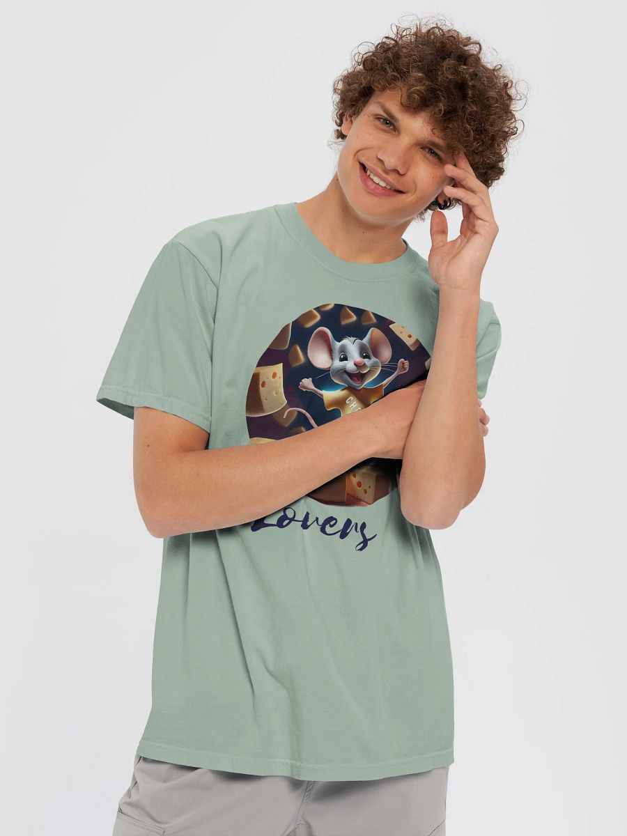 Cheese Lovers' Joyful Mouse T-Shirt product image (4)