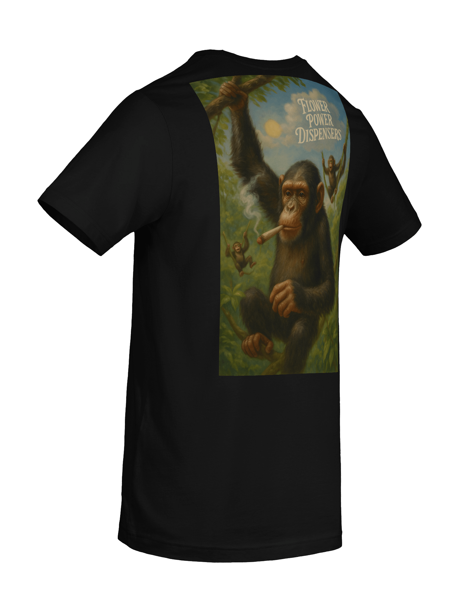 Monkey Play Flower Power SG Logo Soft Tee product image (10)