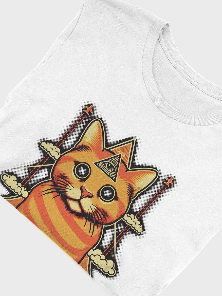 Illuminati Chemtrails Cat Tee - Light Colors product image (33)
