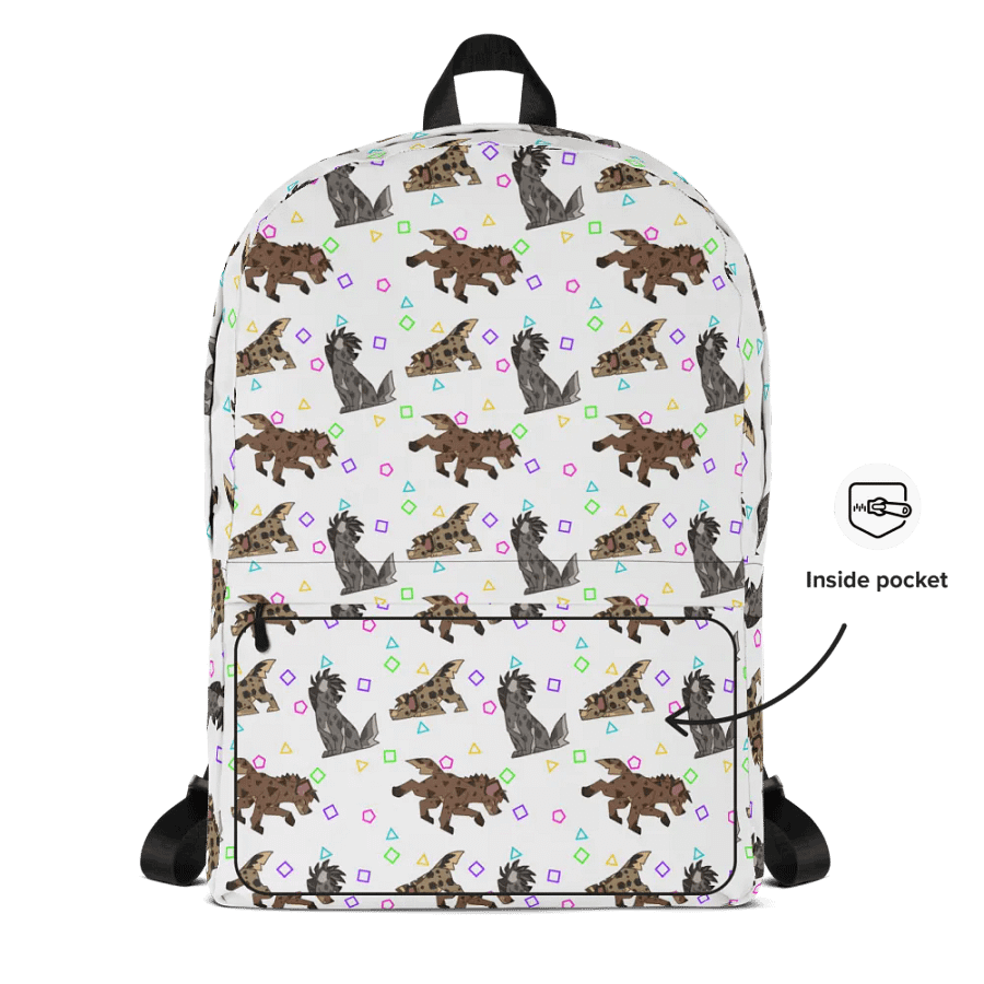 Hyena Shapes Backpack product image (2)
