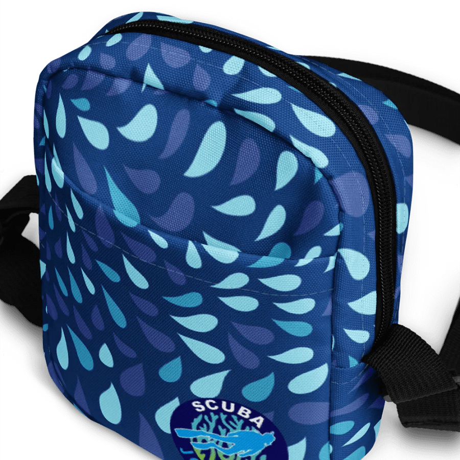 Serene Blue Teardrop Crossbody Bag product image (11)
